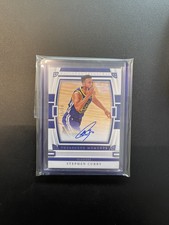 2022-23 Panini National Treasures Stephen Curry Treasured Moments Auto /99