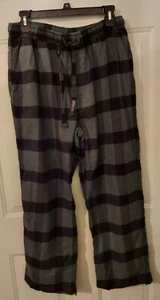 Eddie Bauer Dark Green Flannel Sleep Pants Mens Medium - Picture 1 of 5