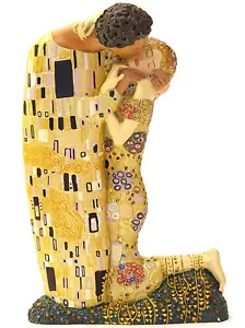 Gustav Klimt *il bacio* - XL scultura figura 20043C - Foto 1 di 6