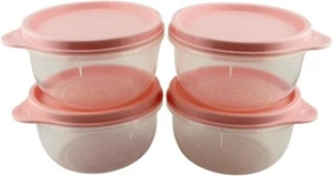 Tupperware Ideal Lit'l Schüssel 4er Set Rosa Neu - Bild 1 von 1