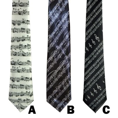 Corbatas para hombre partituras nota Foto 1 de 4