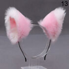 Plush Cat Ears Headband Cute Faux Fox Fur Hair Hoop Halloween Cosplay Hairband