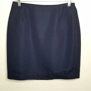 Preston & York Womens mini Skirt Blue Size 10P Petites Pencil skirt Short - Picture 1 of 4