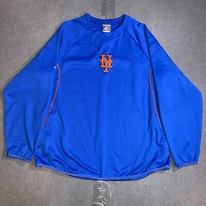 Vtg Majestic Sweatshirt Mens 2XL? Therma Base New York Mets Pullover Crewneck - Picture 1 of 8