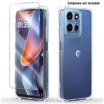 Explosion-proof Ultra-Thin Screen Protector TPU Case for Motorola Moto G 5G 2025 - Image 1 of 4