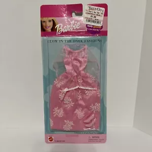 Neu rosa Blumen leuchten im Dunkeln Barbie Kleid # 68783 - Bild 1 von 10
