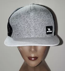RIP CURL SURF MEN TRUCKER MESH CAP HAT Grey And Black - Picture 1 of 5