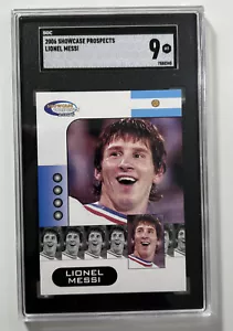 Lionel Messi 2006 Showcase Prospects Rookie Card RC SGC 9 - Picture 1 of 2