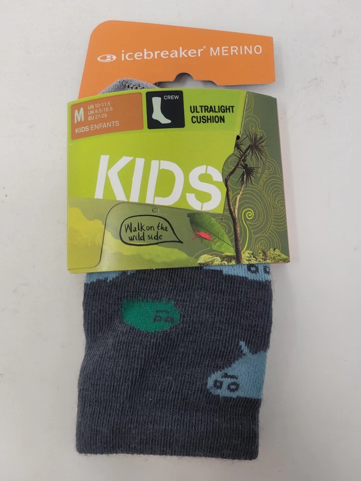 Calcetín Icebreaker Lana Merino Niños Estilo de Vida Crew (Talla Mediana) Monzón/Cricket Foto 1 de 3