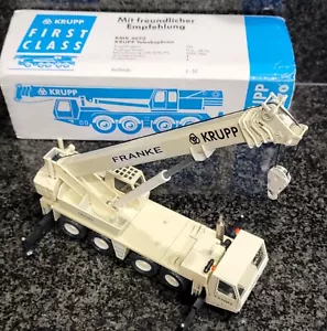 Vintage NIB First Class KRUPP KMK 4070 Mobile Crane 1:50 Diecast Model Collector - Picture 1 of 14