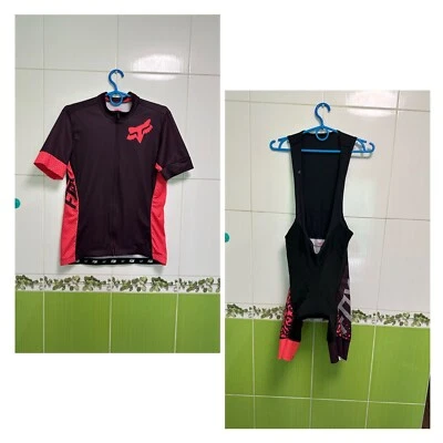 FOX Switchback Comp Set Mujer SS Jersey + Culotte con tirantes Talla L Foto 1 de 4