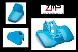 NEW YAMAHA YT60 TRI ZINGER ELECTRIC BLUE COMPLETE PLASTIC FENDER KIT YT 60 - Picture 1 of 1