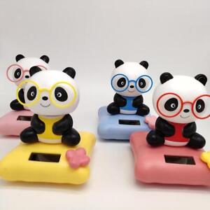 Kopfschütteln Panda Tierfiguren, Solarbetriebene Bobbleheads Für Auto