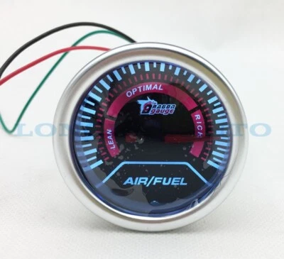 2" 52mm Car air/ fuel  gauge Smoke lens CAR Gauge - Image 1 of 4