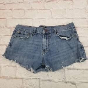Lucky Brand Damen Jeansshorts Gr. 34 Cut Off High Rise Medium Wash 221 Straight - Bild 1 von 10