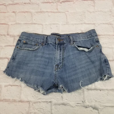 Pantalones Cortos de Jean Lucky Brand para Mujer Talla 34 Corte Alto Lavado Medio 221 Rectos Foto 1 de 4