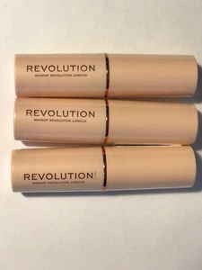 Makeup Revolution Fast Base Foundation Stick Shade F11, 3er Set, NEU - Bild 1 von 1