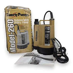 Liberty Pumps - Submersible Utility Pump - Model-260 - 1/6 HP - Picture 1 of 6