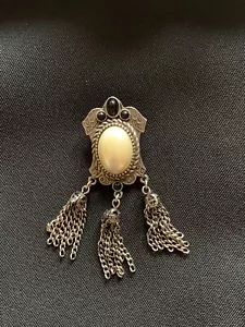 Broche de metal vintage - Imagen 1 de 2