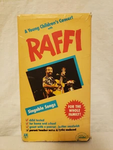 VHS Raffi A Young Children's Concert 1984 45 minutes w/Lyrics - Picture 1 of 7