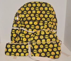 Emoji Childrens Backpack 16" New - Picture 1 of 7