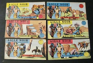 Aigle Noir collection complète 6 numéros 1958 Ed. des Remparts BE - Foto 1 di 1