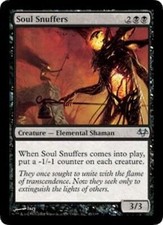 MTG magic cards 1x x1 Light Play, English Soul Snuffers Eventide