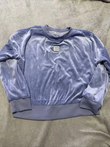 Calvin Klein Performance Girls Large 14/16 Blue/Lavender Pullover Sweatshirt - Picture 1 of 5
