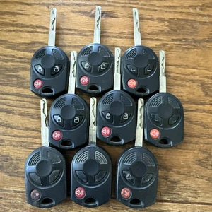 LOT OF 9  OEM FORD Remote Head Combo Key 4 Button FCC: OUCD6000022  6U5T FAIR - Bild 1 von 6