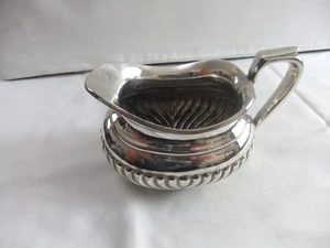 Vintage Silver Plated EPNS Gadrooned Milk Jug 9 x 13 cm - Picture 1 of 8