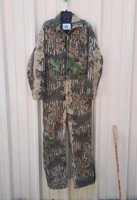Vintage 90s Liberty Realtree Advantage Camo Coveralls Men Medium Tall Insulated - Image 1 of 4