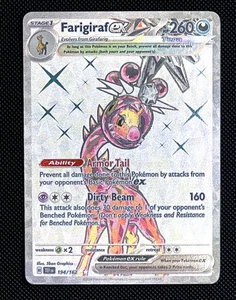 Pokémon TCG Pokémon Farigiraf Ex Farigiraf Ultra Rare Holo - Picture 1 of 2