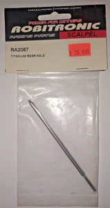 Robitronic Racing parts RC RA2087 Titanium Rear Axle for Scalpel - Picture 1 of 2