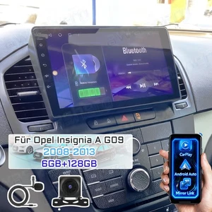 6+128GB Für Opel Insignia A 2008-2013 Android 15 Autoradio GPS WiFi Carplay +KAM - Bild 1 von 16
