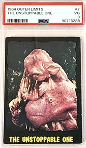 1964 OUTER LIMITS #7 THE UNSTOPPABLE ONE PSA VG 3 BUBBLES INC. - Picture 1 of 3