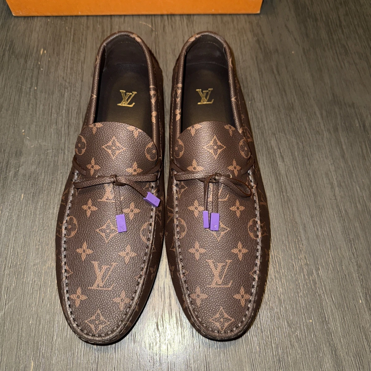 Louis Vuitton Moccasin Brown Casual Shoes for Men for sale - eBay