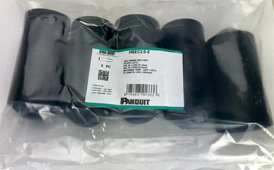 Pack de 5 Panduit HSEC2.0-5 Tapa Termotráctil Forrada Adhesiva, 2.2" (57mm) Foto 1 de 3