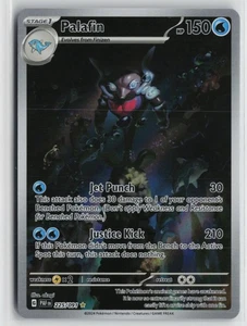 Pokemon Palafin - 225/091 SV: Paldean Fates Holofoil card NM - Picture 1 of 2
