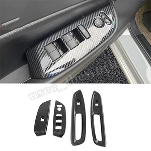 4PCS Window Lift Switch Button Panel Cover Trim For Honda Fit Jazz GR 2021-2025 - Picture 1 of 6