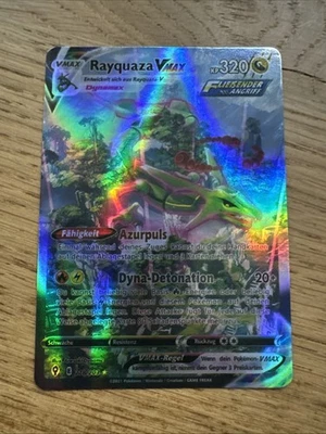 Rayquaza VMAX Pokémon Drachenwandel 218/203 Holo Deutsch  - Bild 1 von 3