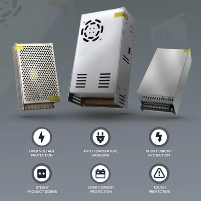 DC 5V 12V 24V LED Netzteil Trafo Schaltnetzteil Adapter Power Supply LED Strip - Bild 1 von 4