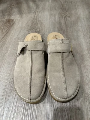 Clarks Originals Trek Mule Hombre Arena Forrado en Cálido Gamuza Cuero Mula EE. UU. Talla 11.5 Foto 1 de 4