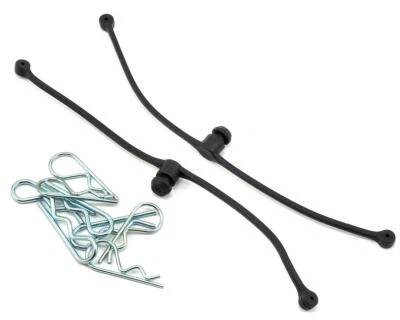 DuBro Body Klip Retainers w/Body Clips (Black) [DUB2245] - Image 1 of 2