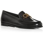 Salvatore Ferragamo Womens Rolo Black Loafers Shoes 10 Wide (C,D,W) BHFO 1960