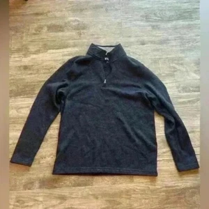 Men’s new navy blue IZOD quarter zip sweater - Picture 1 of 3