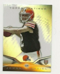 2014 TOPPS PLATINUM ORANGE REFRACTOR JOHNNY MANZIEL RC /// - Picture 1 of 1