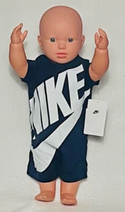 NEW AIR NIKE Baby Boys 1-pc Outfit for Gift  Bodysuit/Romper 0-24 Months BLUE - Picture 1 of 4