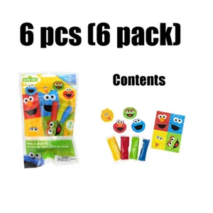 Sesamstraßenteig Activity Bags, 6er Pack - Bild 1 von 1