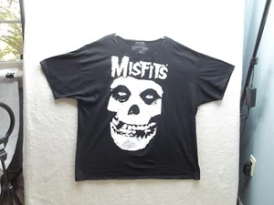 Misfits Mens Black Skull Graphic T Shirt Size 3XL - Picture 1 of 11