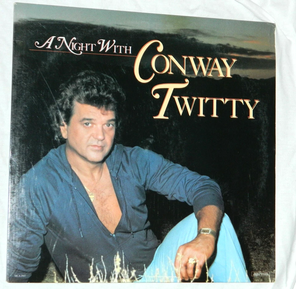 A Night with Conway Twitty LP MCA 5817 1986 / NM - Image 1 of 2